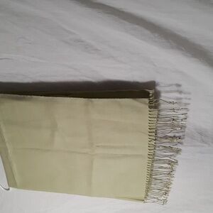 Pashmina Feel Cashmere Acrylic Scarf in Light Gray